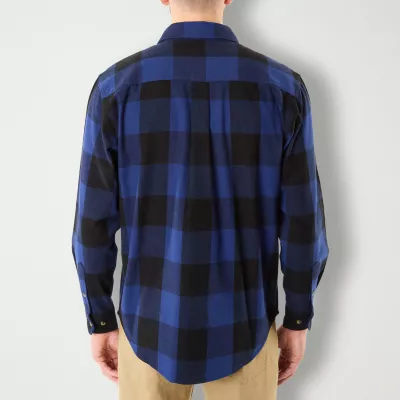 Smiths Workwear Big and Tall Mens Regular Fit Long Sleeve Flannel Shirt