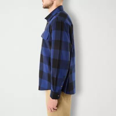 Smiths Workwear Big and Tall Mens Regular Fit Long Sleeve Flannel Shirt