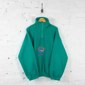 Snowboard 1/4 Zip Fleece - Green - XL