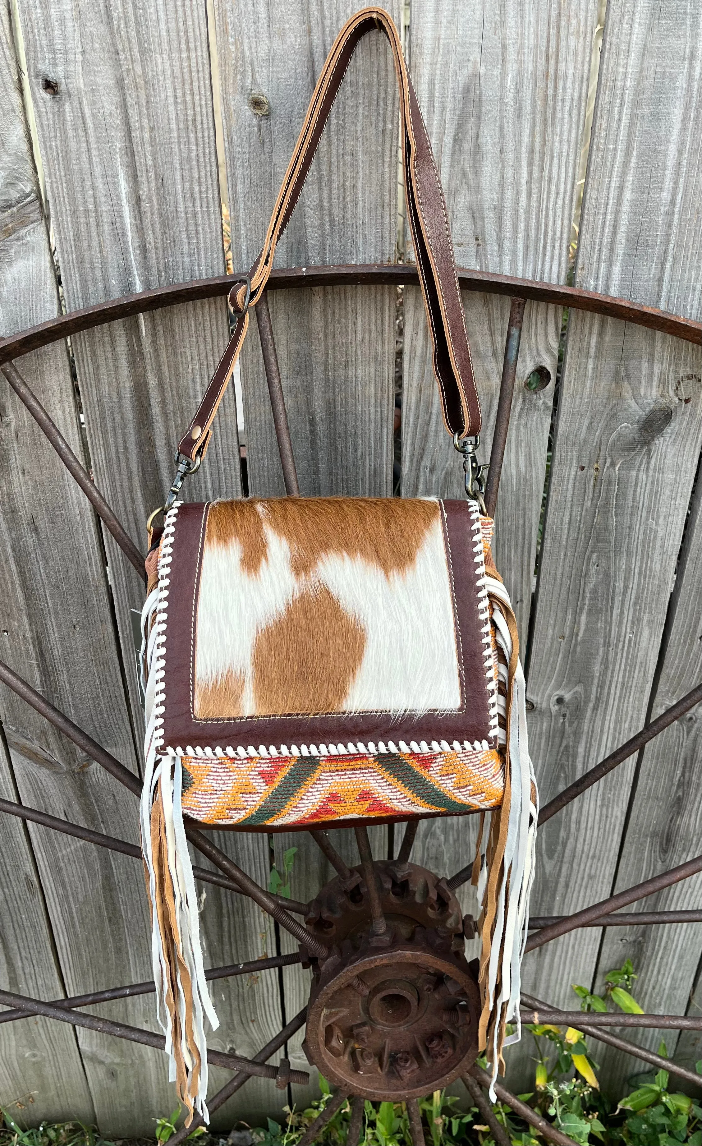 Spotted Mocha Shoulder Bag