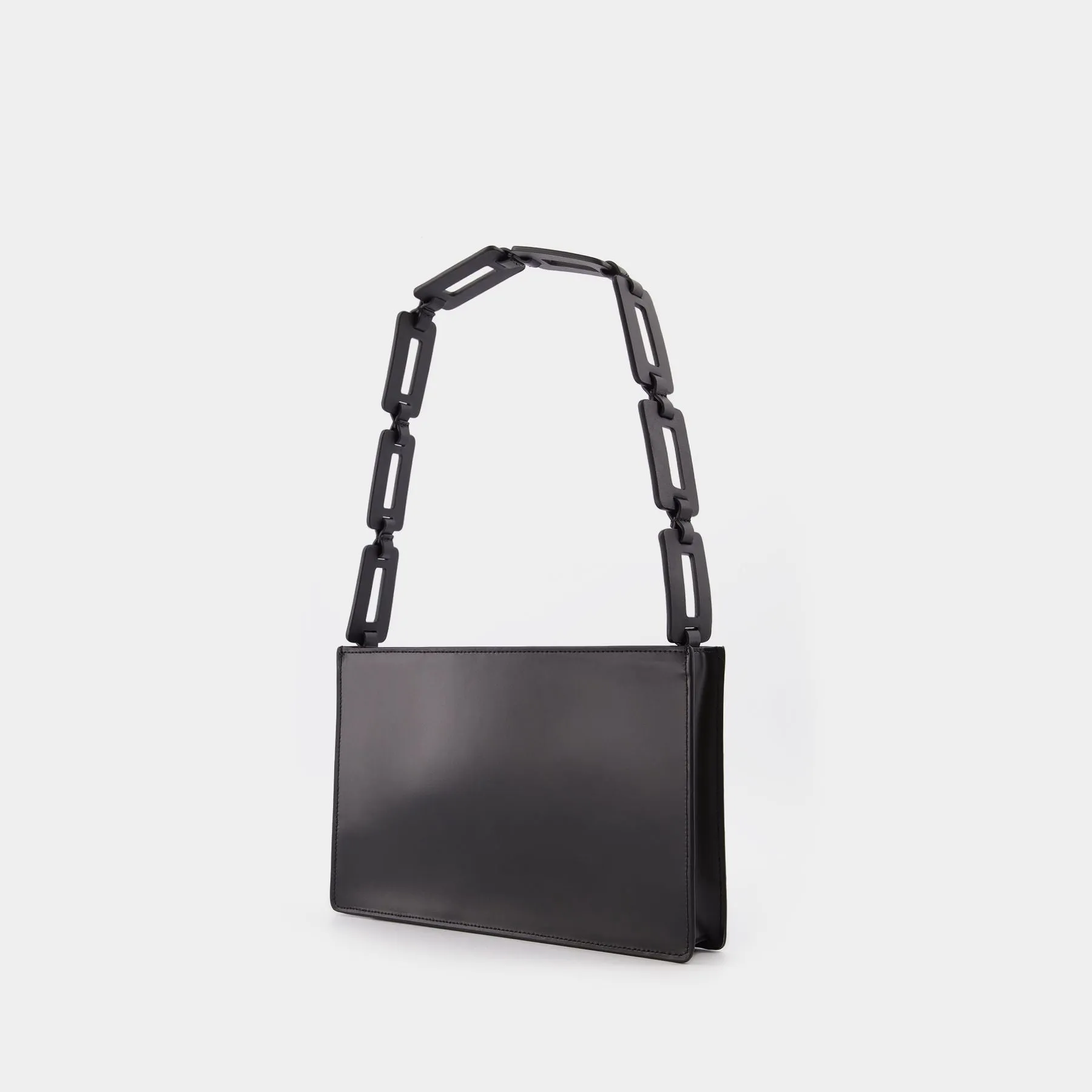 Staud  Mina Shoulder Bag in Black Leather