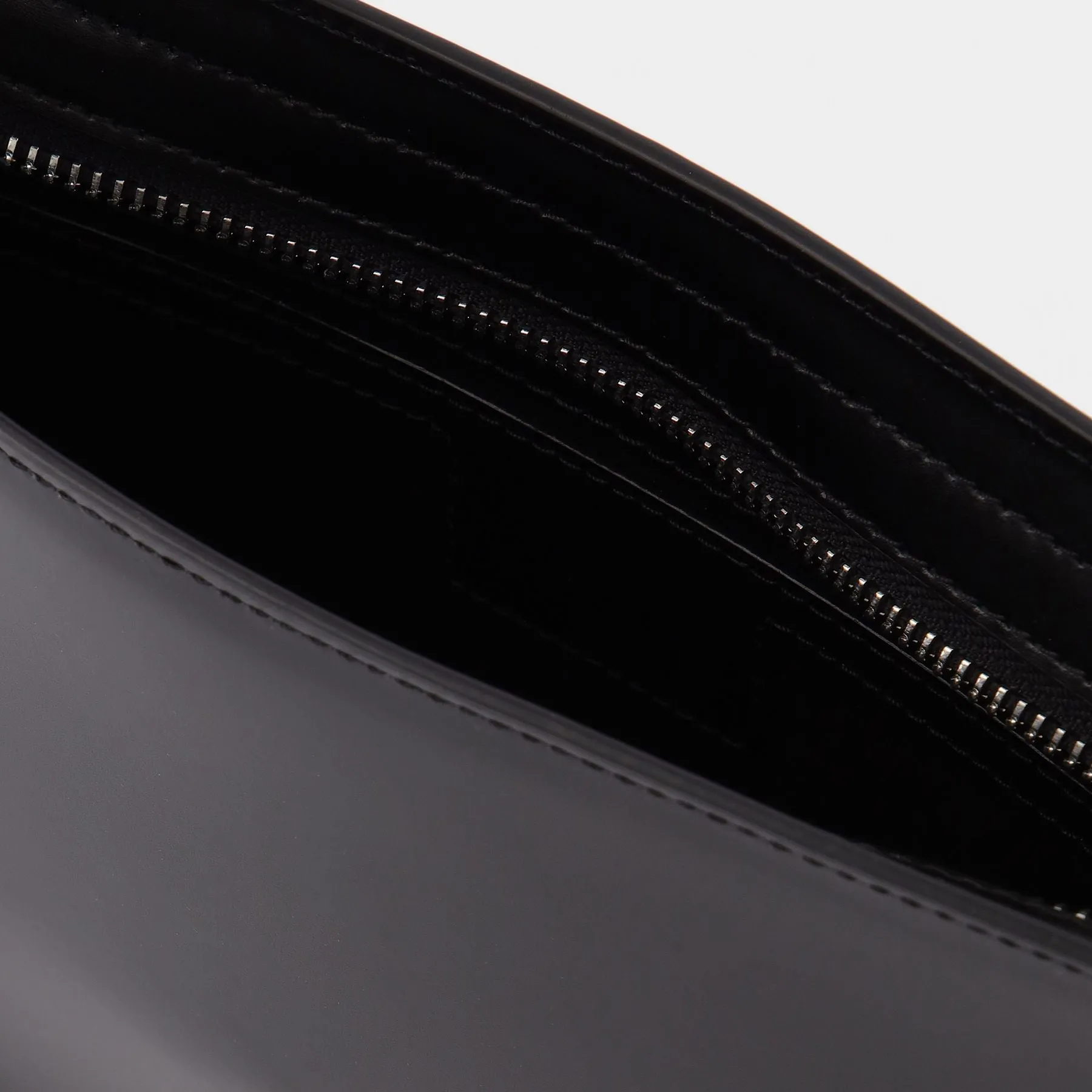 Staud  Mina Shoulder Bag in Black Leather