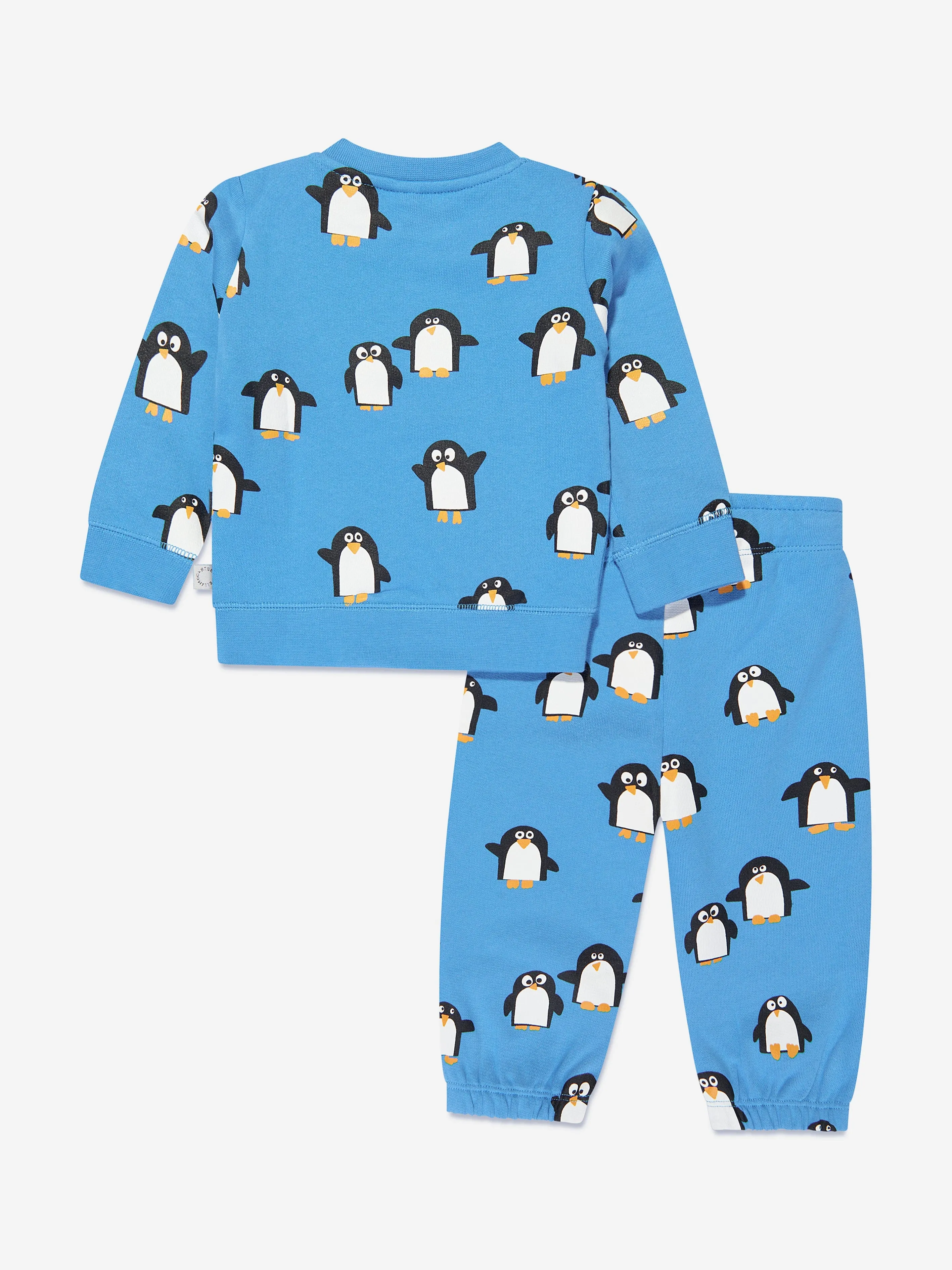 Stella McCartney Baby Boys Penguin Print Tracksuit in Blue