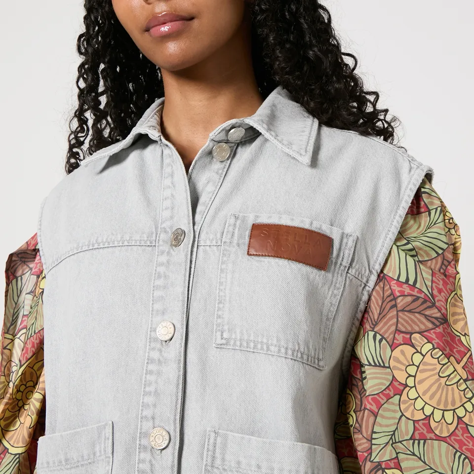 Stella Nova Scalloped Denim Vest - DK 36/UK 10 | Coggles