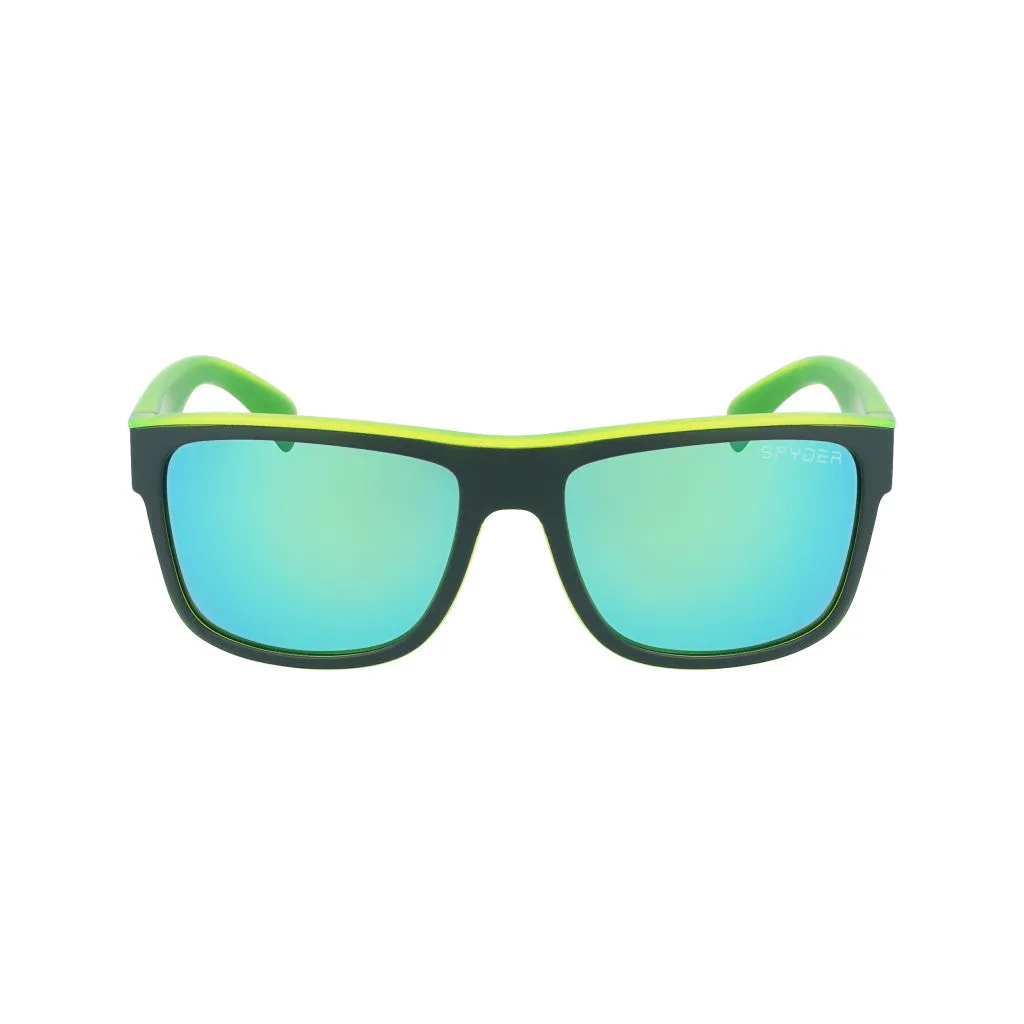 Straight Top Square Sunglasses - Olive