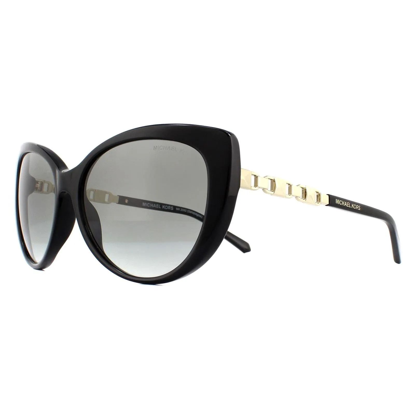 Sunglasses | Cat Eye Black Grey Gradient Sunglasses | Michael Kors