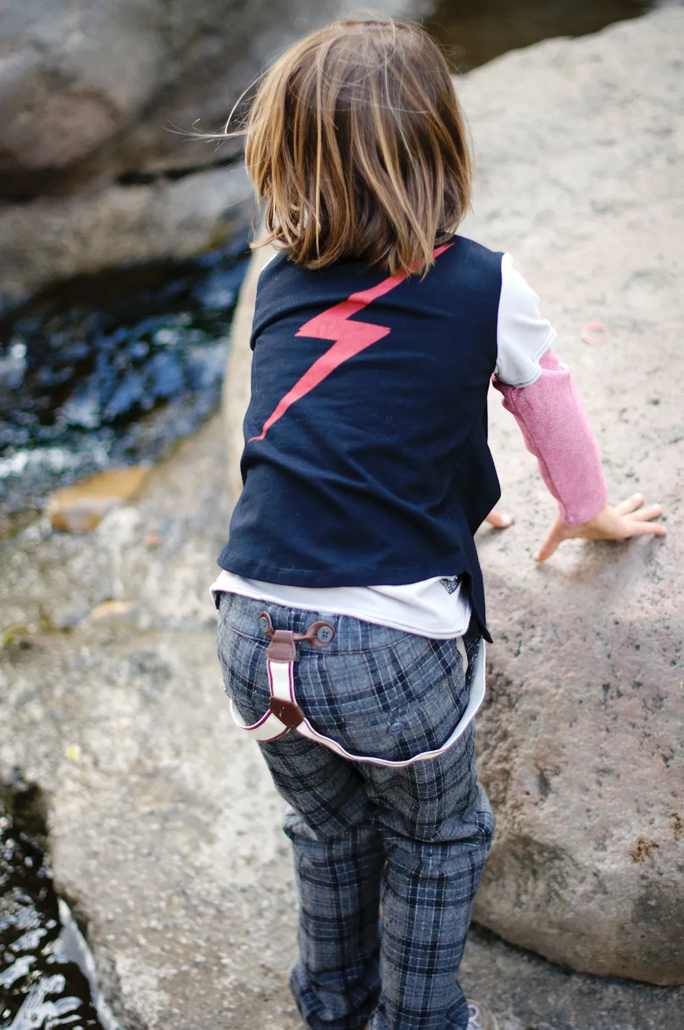 Superhero in Disguise Vest Bodysuit by: Mini Shatsu