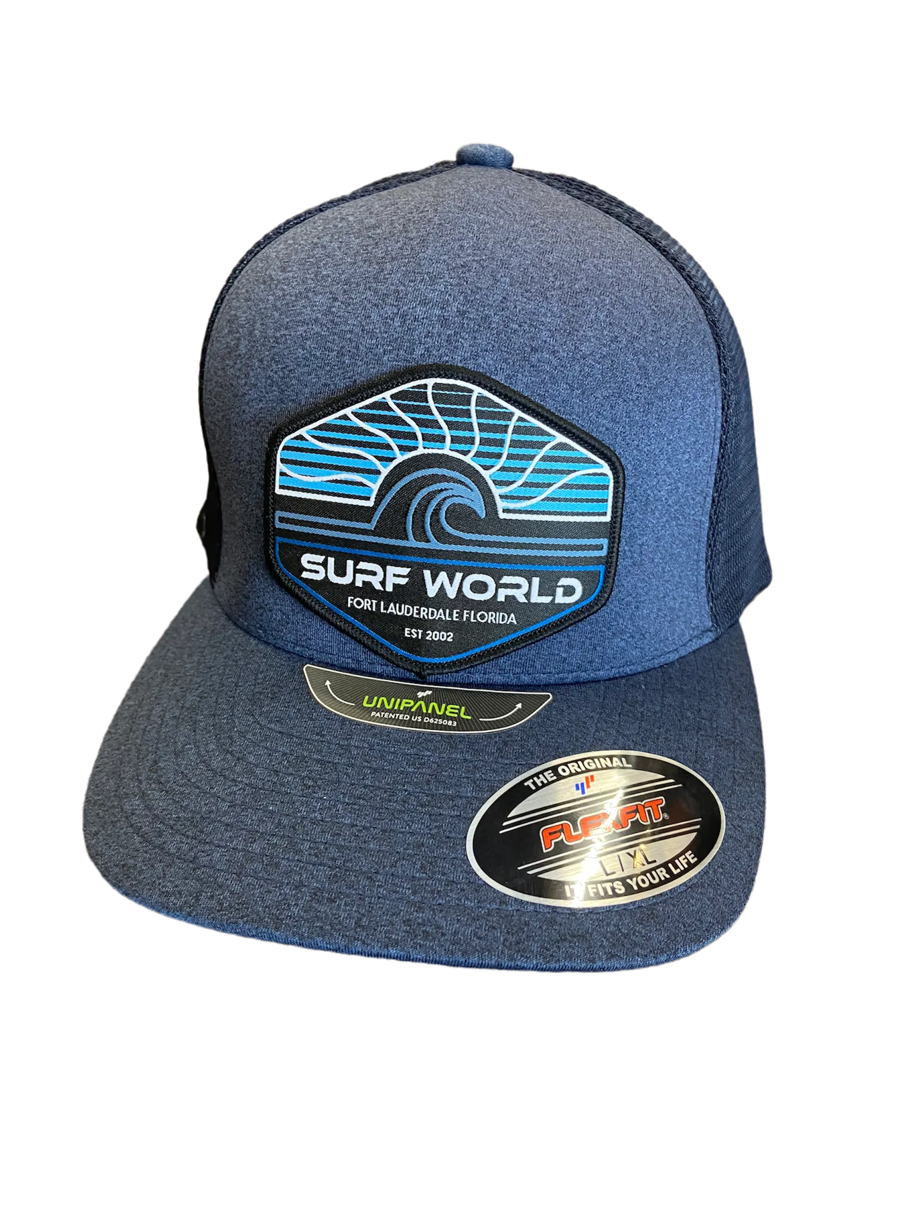 Surf World Sun Wave Lines Hat - Black