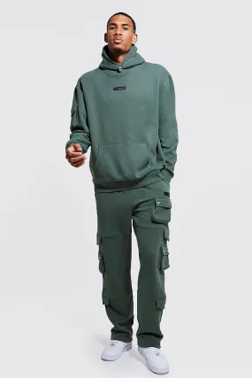 Tall Oversized Cargo Hooded Tracksuit