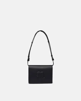 The Concertina - Alt-Nappa Shoulder Bag - Black