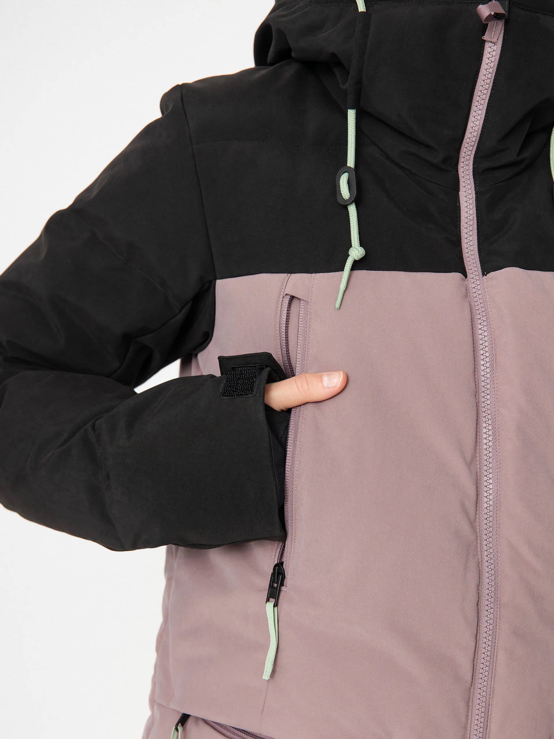 The North Face Pallie Snowboard jacket Wmn (fawn grey/tnf black)