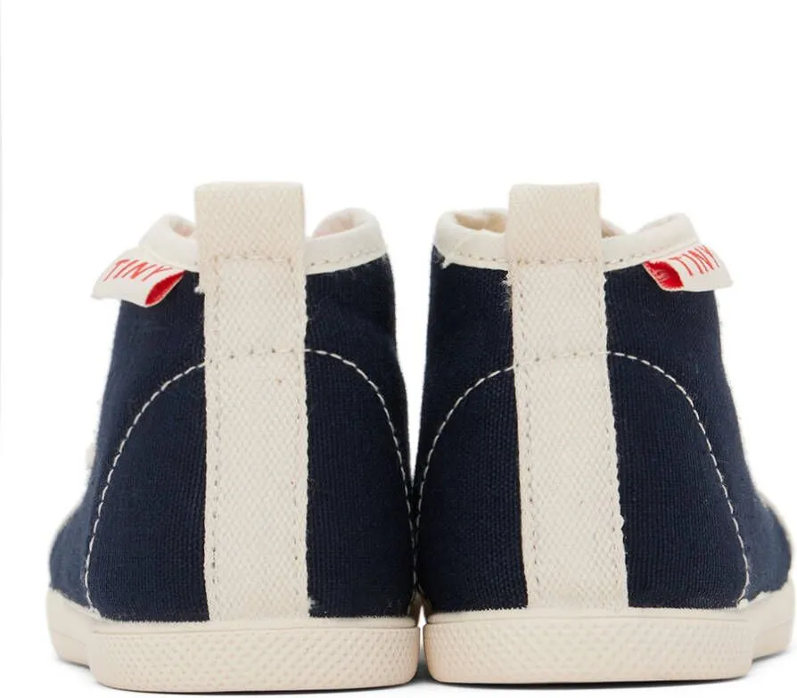 TINYCOTTONS Baby Navy Color Block Sneakers