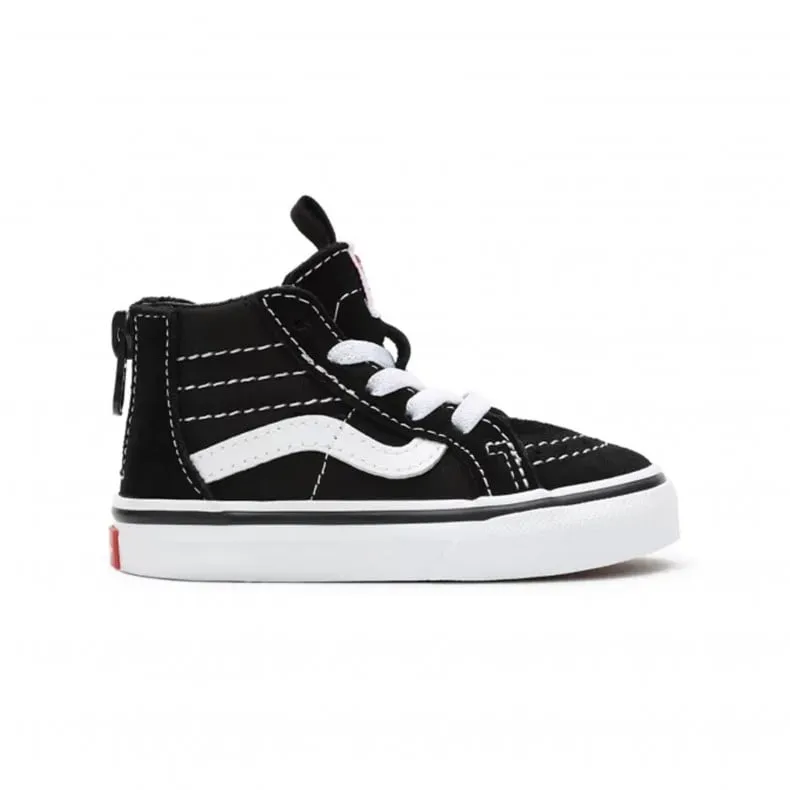 Toddlers' Vans Sk8-Hi Zip (Black/White)