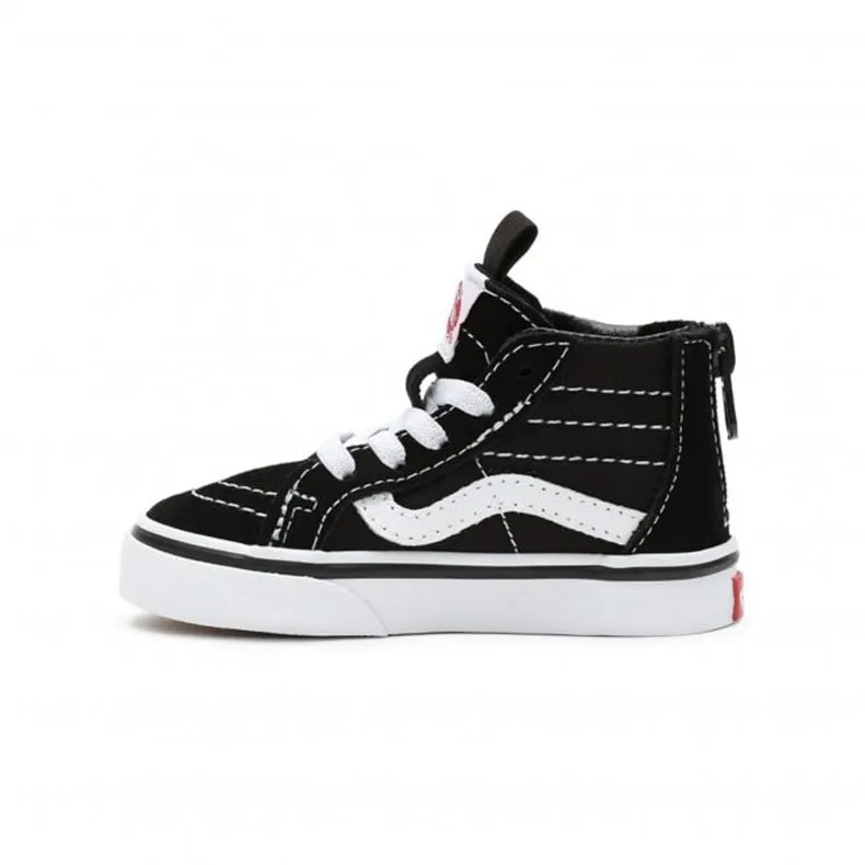 Toddlers' Vans Sk8-Hi Zip (Black/White)