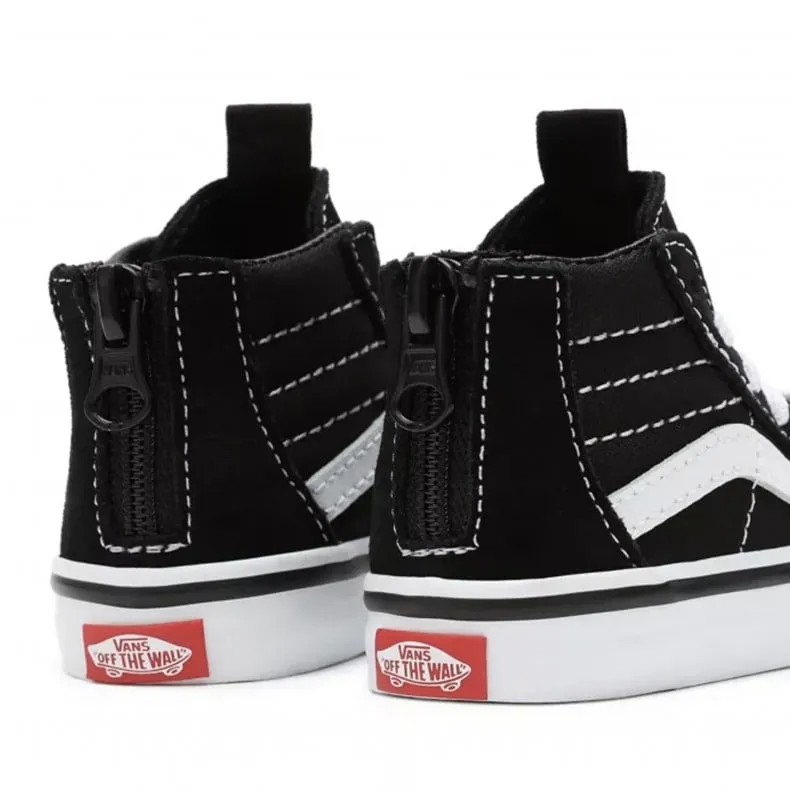 Toddlers' Vans Sk8-Hi Zip (Black/White)