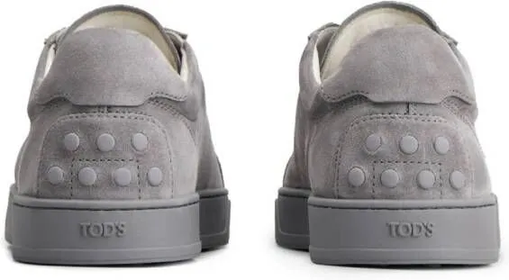 Tod's panelled suede sneakers Grey