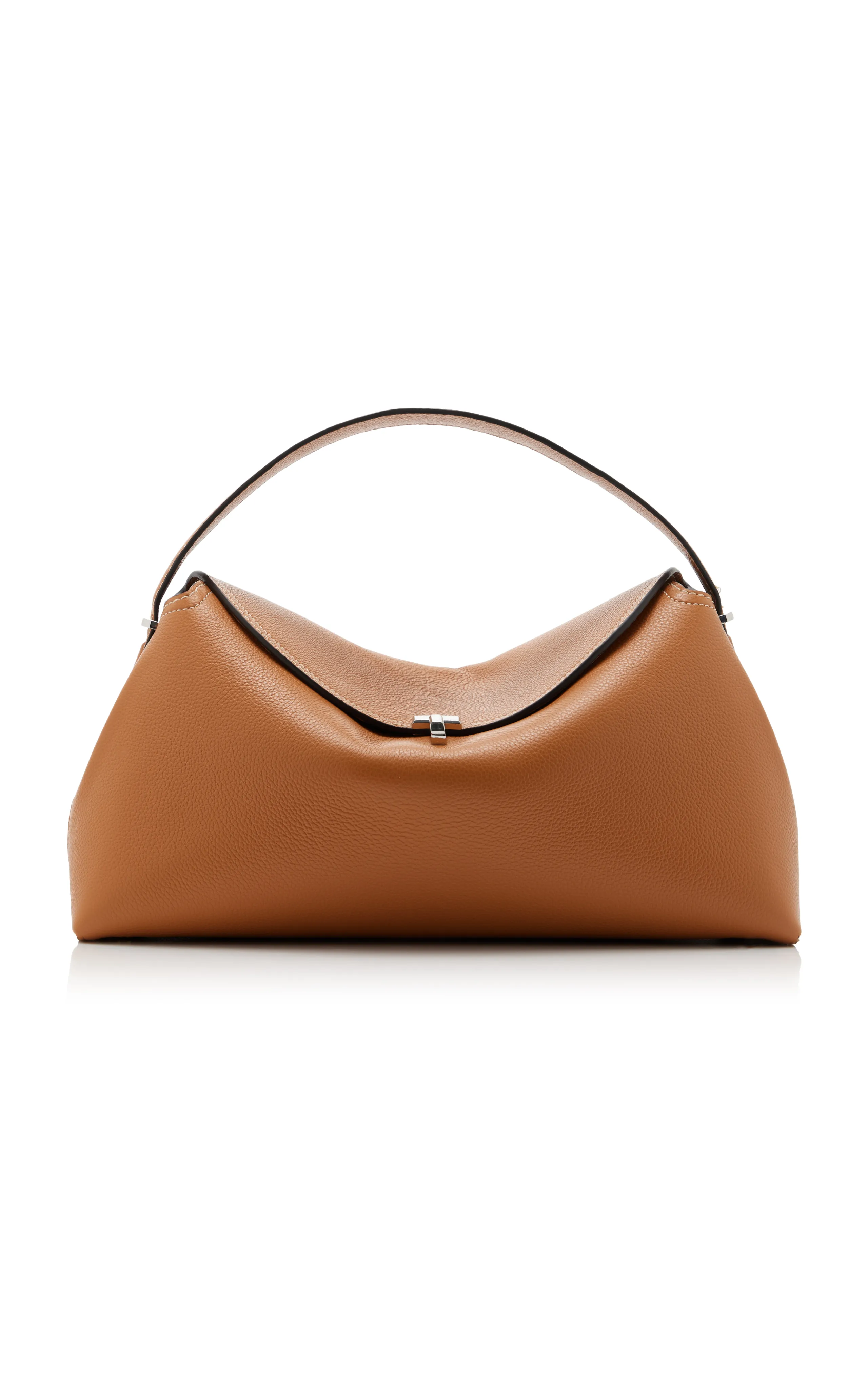 Toteme T-Lock Leather Top Handle Bag