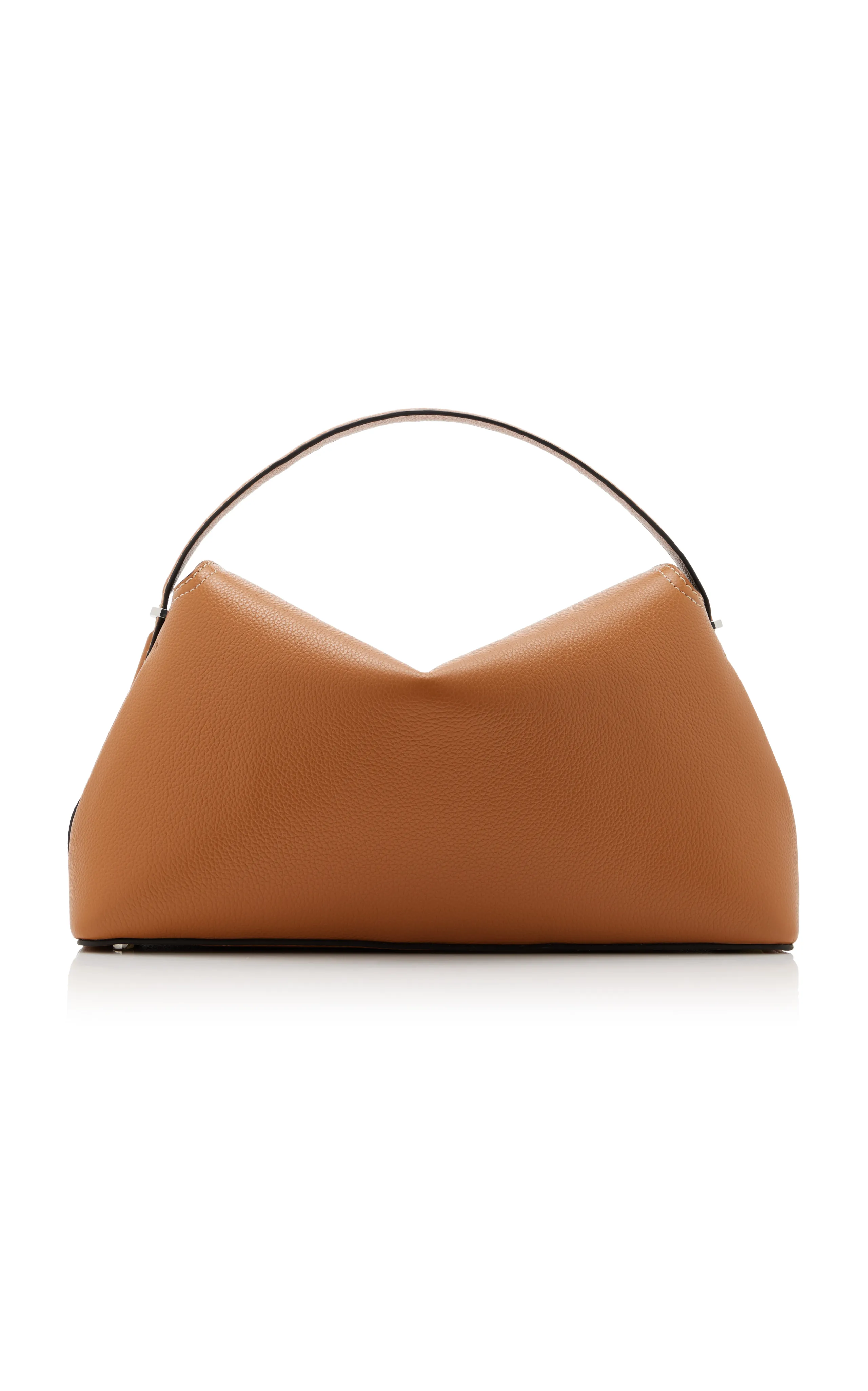 Toteme T-Lock Leather Top Handle Bag