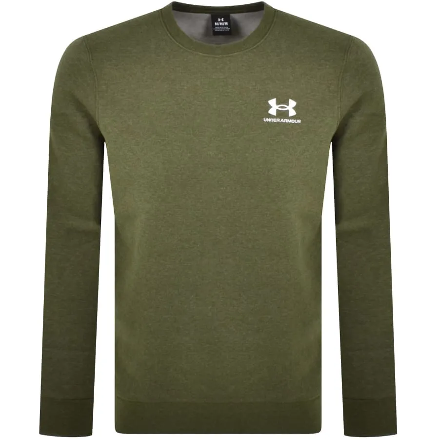 Under Armour Icon Fleece Crew Sweatshirt Green