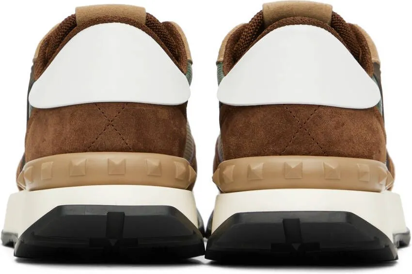 Valentino Garavani Brown Netrunner Sneakers