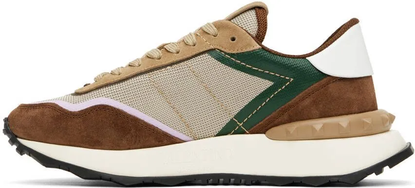 Valentino Garavani Brown Netrunner Sneakers