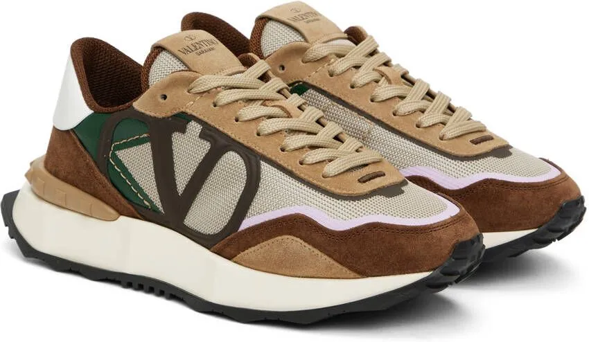 Valentino Garavani Brown Netrunner Sneakers