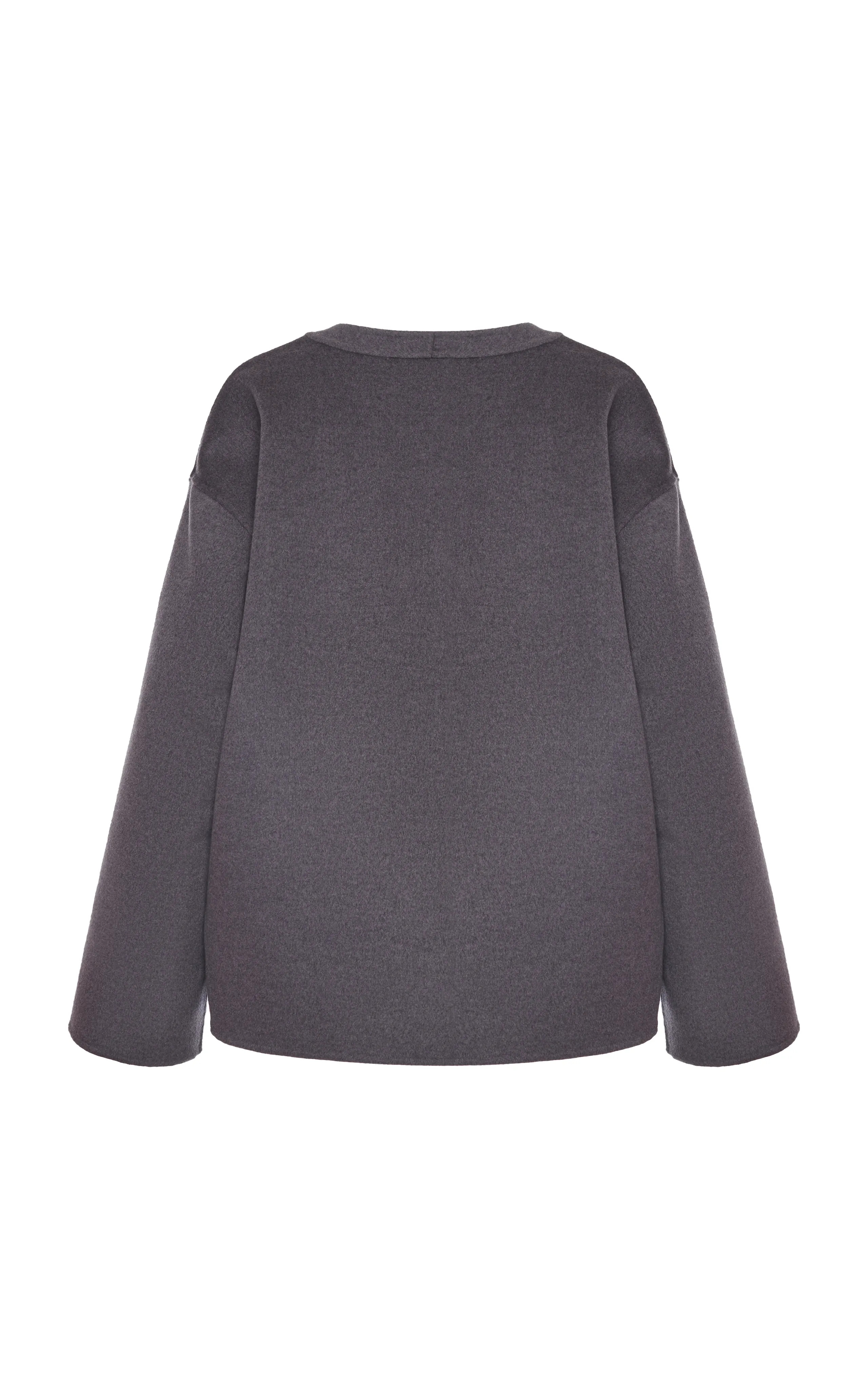 Valentino Garavani Logo-Embellished Wool-Cashmere Tunic Top