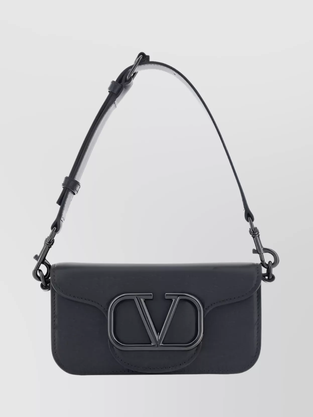 Valentino Garavani   Mini rectangular leather shoulder bag