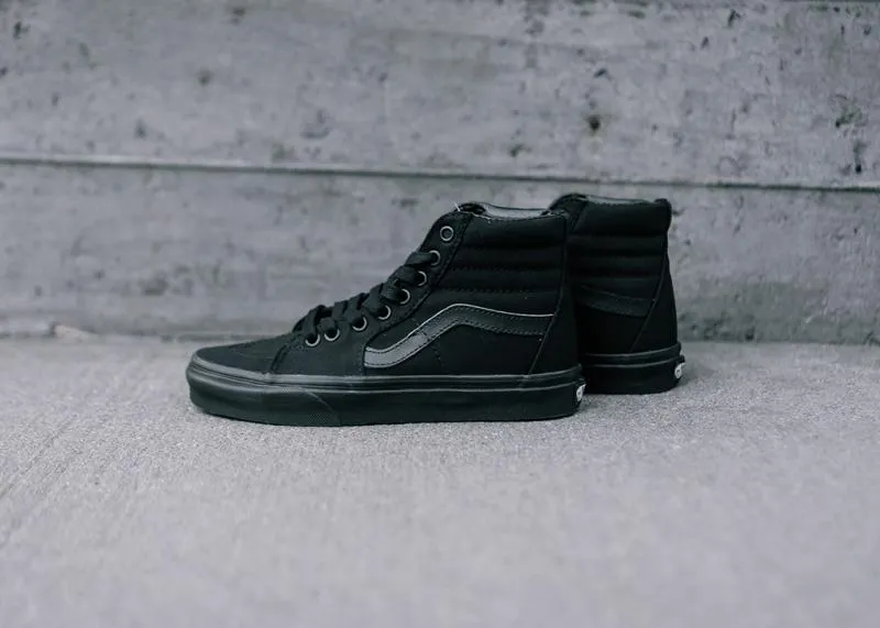 VANS - Boy - Sk8 Hi - Black Mono