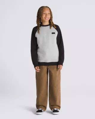 VANS Kids Core Basic Raglan Crew Sweatshirt