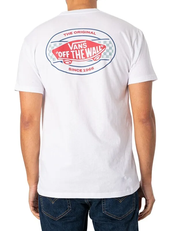 Vans Wayrace Back Graphic T-Shirt - White