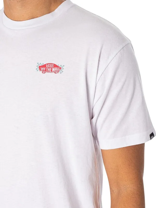 Vans Wayrace Back Graphic T-Shirt - White