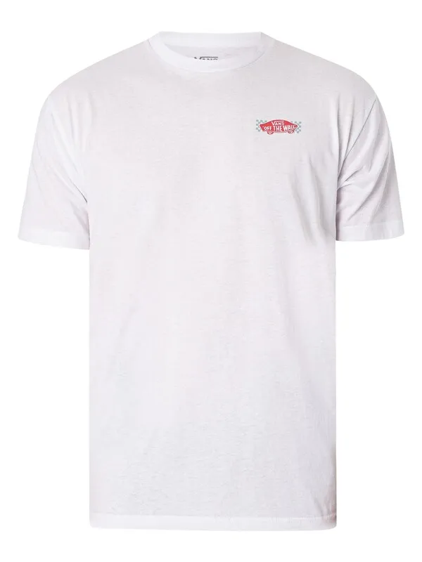 Vans Wayrace Back Graphic T-Shirt - White