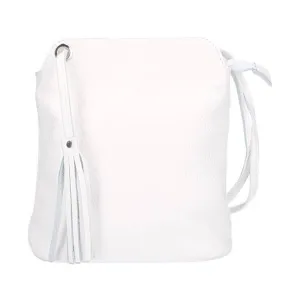 White leather shoulder bag leia