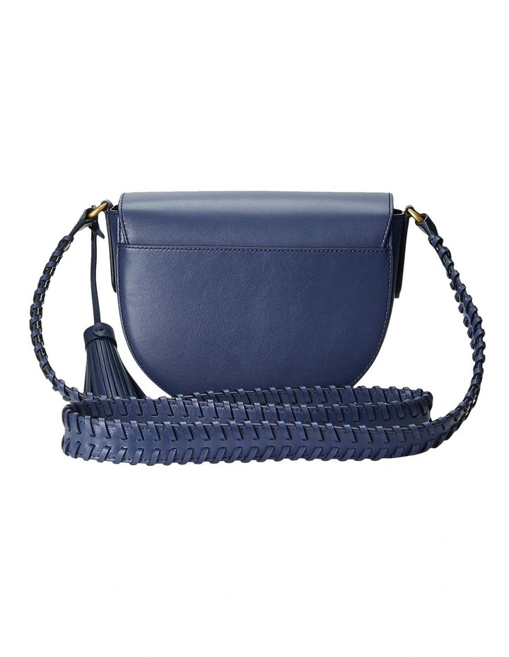 Witley 20 Denim Blue Saddle Shoulder Bag