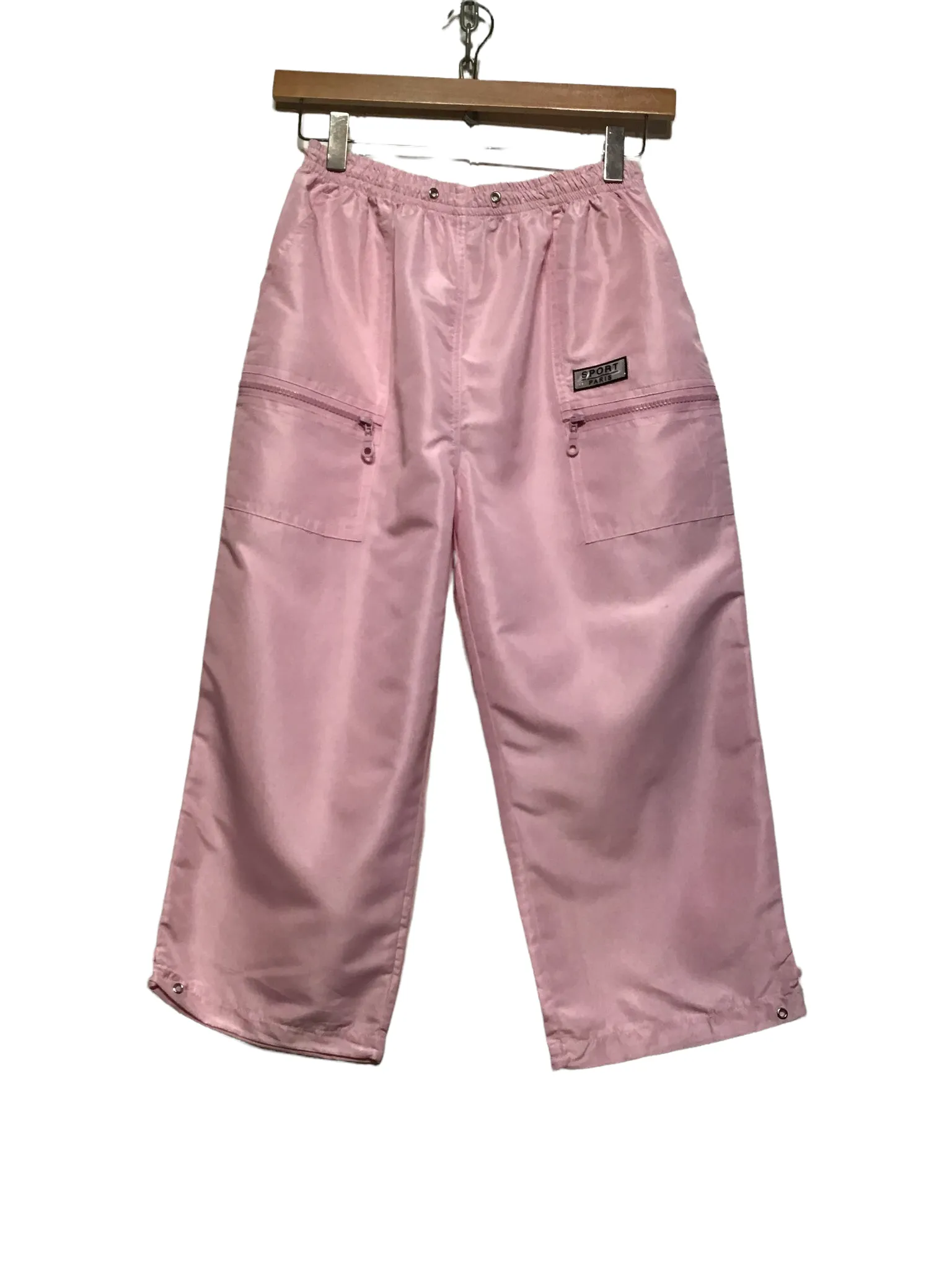 Woman’s Pink 3/4 Length Tracksuit Bottoms (Size XS/S)