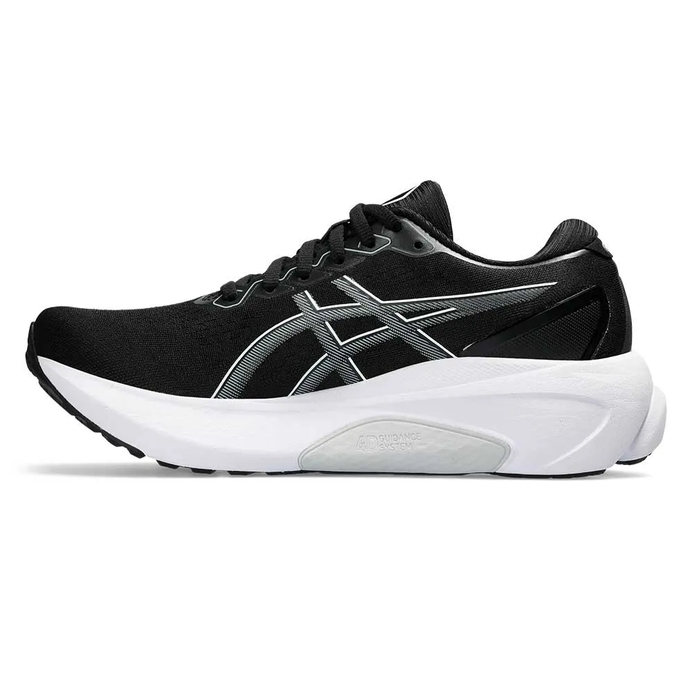 Women's Gel-Kayano 30 Running Shoe - Black/Sheet Rock- Narrow (2A)