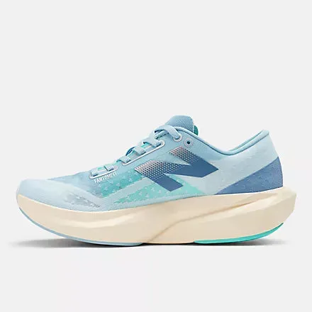 Women's New Balance FuelCell Rebel (Quarry Blue with Chrome Blue and Heron Blue)