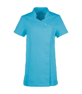 Womens/ladies orchid short-sleeved tunic turquoise Premier