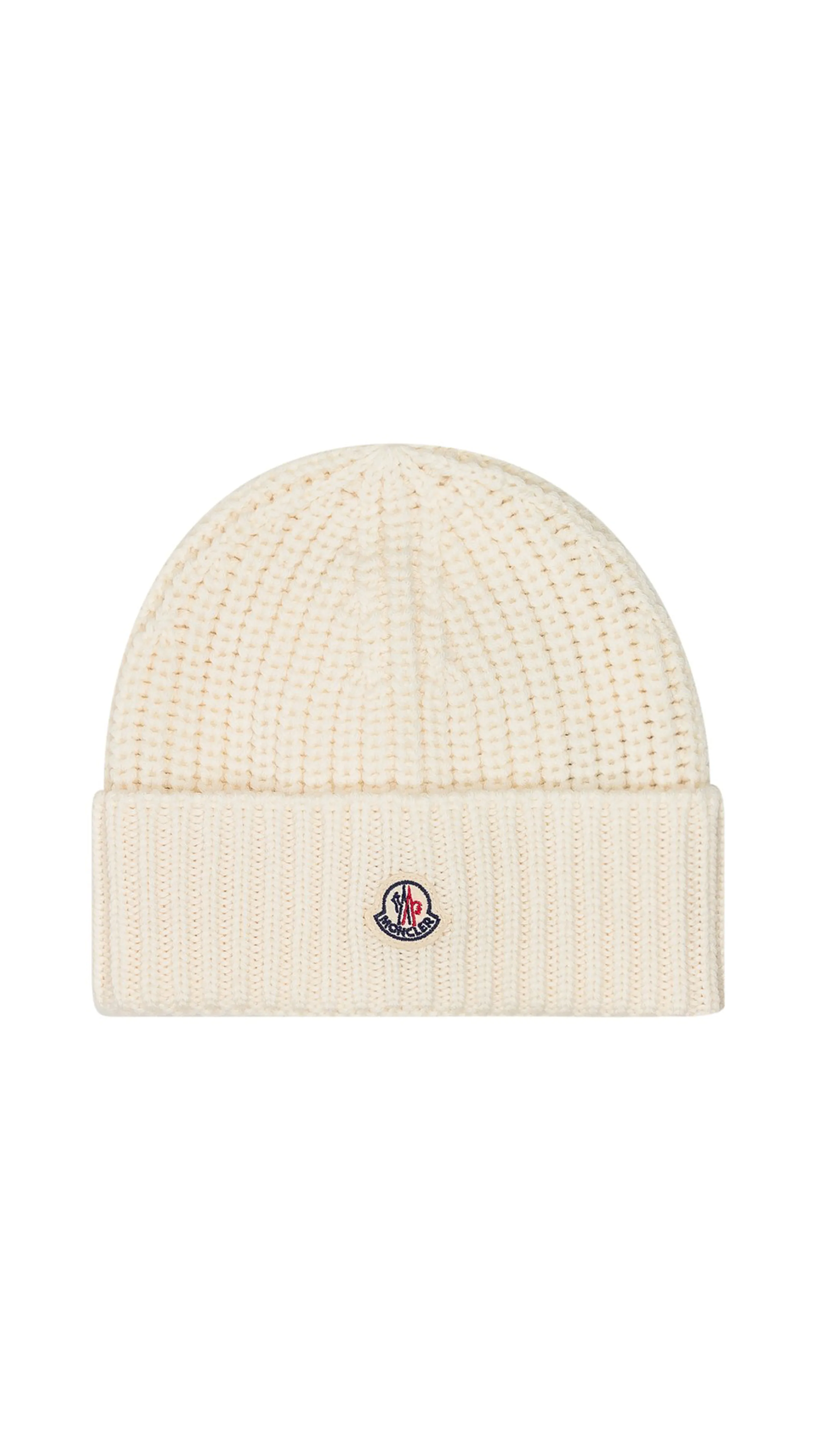 Wool Beanie - White