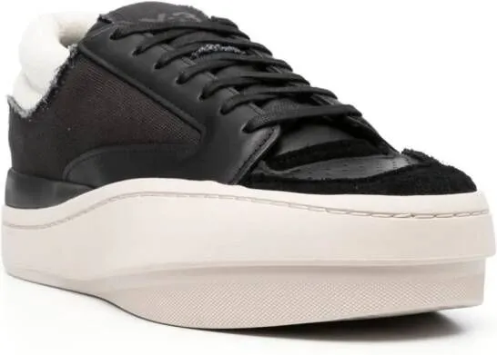 Y-3 Centennial Lo leather sneakers Black