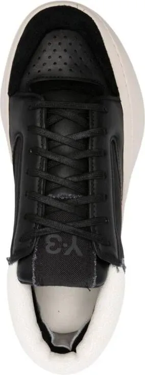 Y-3 Centennial Lo leather sneakers Black