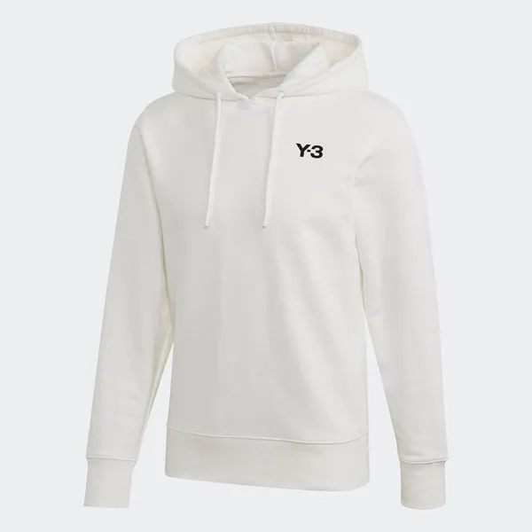 Y-3 M-BLOCK GRAPHIC HOODIE, WHITE