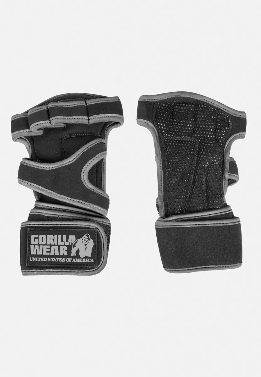 Yuma Weight Lifting Workout Gloves - Black/Gray - M Gorilla Wear