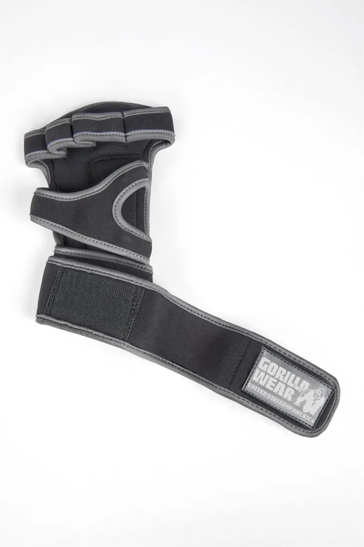 Yuma Weight Lifting Workout Gloves - Black/Gray - M Gorilla Wear