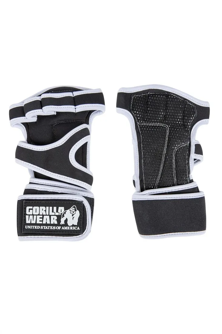 Yuma Weight Lifting Workout Gloves - Black/White - 2XL Gorilla Wear