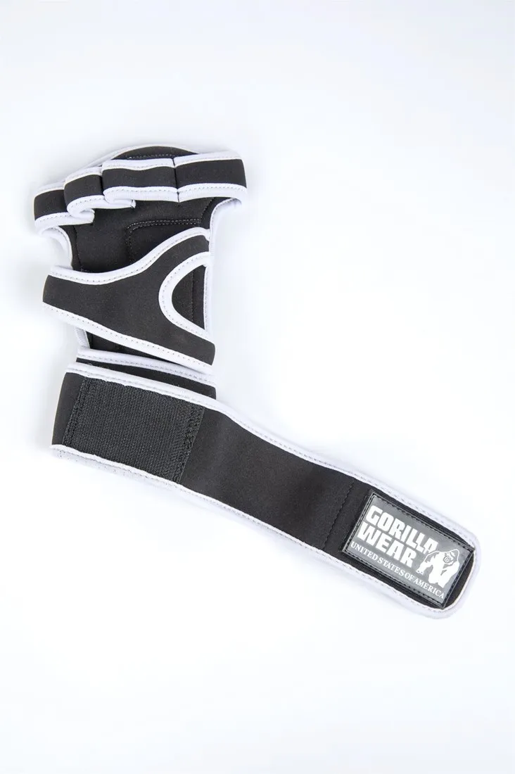 Yuma Weight Lifting Workout Gloves - Black/White - 2XL Gorilla Wear