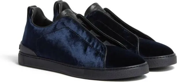 Zegna Triple Stitch sneakers Blue